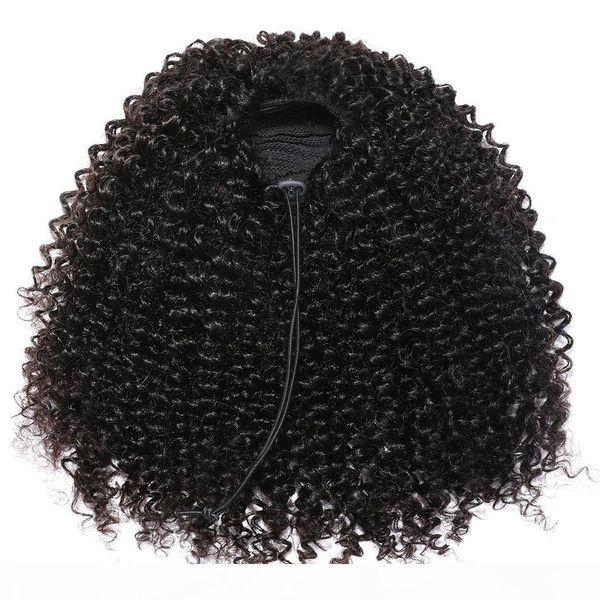 brazilian afro kinky curly natural 140g ponytails weave clips in elastic band ties drawstring ponytail virgin human hair extension, Black
brazilian afro kinky curly natural 140g ponytails weave clips in elastic band ties drawstring ponytail virgin human hair extension, Black