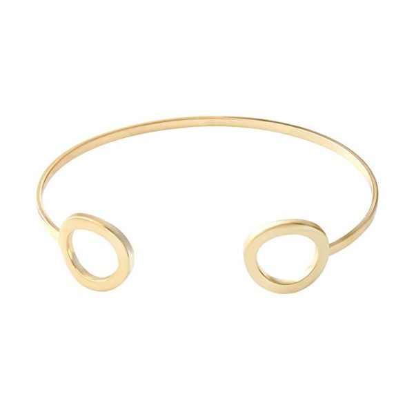 bangle senfai fashion style hollow double geometric circle gold and rose color open cuff simple for women design, Black
bangle senfai fashion style hollow double geometric circle gold and rose color open cuff simple for women design, Black