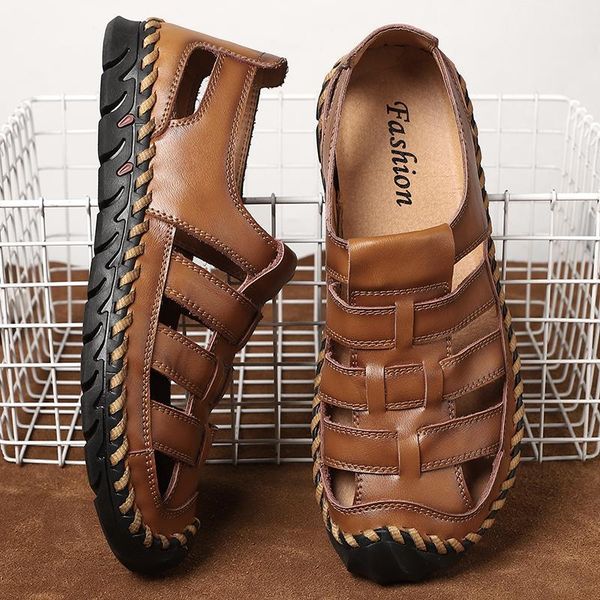 mens sandals 2020 summer big size 48 men 39 s shoes beach handmade sandalias de hombre genuine leather hollow breathable outdoor1, Black
mens sandals 2020 summer big size 48 men 39 s shoes beach handmade sandalias de hombre genuine leather hollow breathable outdoor1, Black
