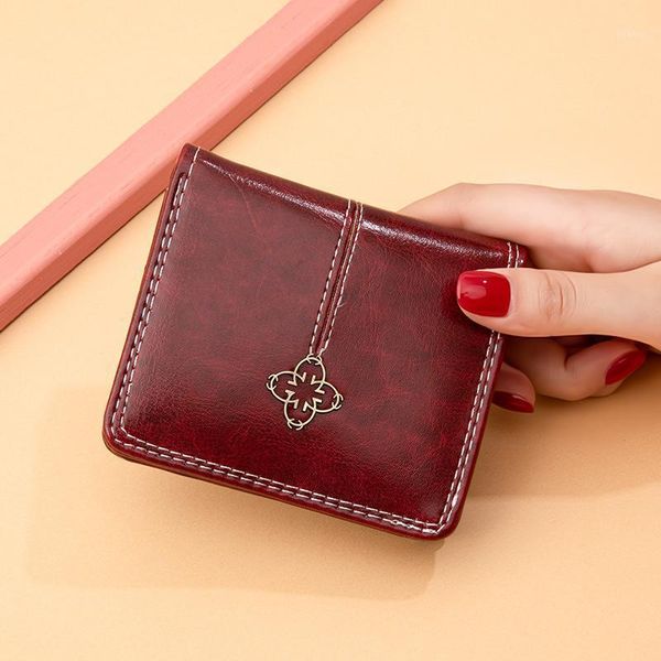 european fashion women's wallets thin 2 fold short ladies wallets leather vintage simple cute wallet trendy purse for woman1, Red;black
european fashion women's wallets thin 2 fold short ladies wallets leather vintage simple cute wallet trendy purse for woman1, Red;black