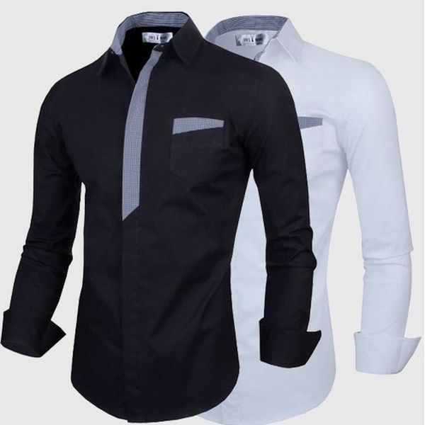 men's casual shirts zogaa mens long sleeve turn-down collar single breasted shirt business fashion clothing plus size s-3xl, White;black
men's casual shirts zogaa mens long sleeve turn-down collar single breasted shirt business fashion clothing plus size s-3xl, White;black