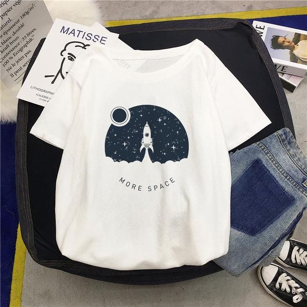new harajuku summer fashion universe belief ins letter tees casual large size chic short-sleeve retro print women t-shirt, White
new harajuku summer fashion universe belief ins letter tees casual large size chic short-sleeve retro print women t-shirt, White