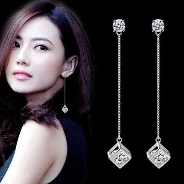 dangle & chandelier nehzy 925 sterling silver jewelry woman fashion retro long tassel cubic zirconia checkered earrings
dangle & chandelier nehzy 925 sterling silver jewelry woman fashion retro long tassel cubic zirconia checkered earrings