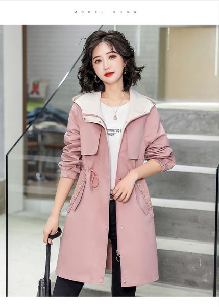 2021 new skinny female autumn double-breasted classic oversize long trench with girly chic waistcoat mujer coat bloy, Black;brown
2021 new skinny female autumn double-breasted classic oversize long trench with girly chic waistcoat mujer coat bloy, Black;brown