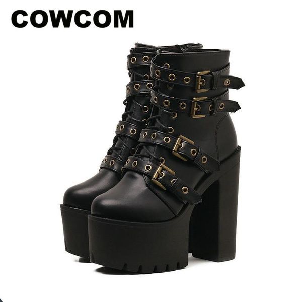 cowcom 15cm heels winter classic hate day high thick bottom thick heel waterproof platform high heel nightclub boots -686-6, Black
cowcom 15cm heels winter classic hate day high thick bottom thick heel waterproof platform high heel nightclub boots -686-6, Black