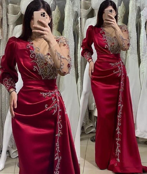 2022 plus size arabic aso ebi burgundy luxurious mermaid prom dresses beaded crystals evening formal party second reception birthday engagem, Black
2022 plus size arabic aso ebi burgundy luxurious mermaid prom dresses beaded crystals evening formal party second reception birthday engagem, Black