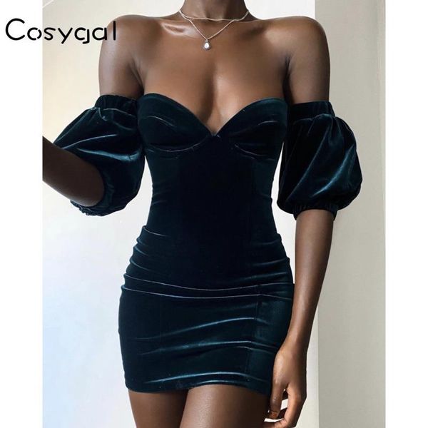 cosygal off shoulder velvet dress women ruched backless lace up party dresses 2021 autumn puff sleeve bodycon mini dresses, Black;gray
cosygal off shoulder velvet dress women ruched backless lace up party dresses 2021 autumn puff sleeve bodycon mini dresses, Black;gray