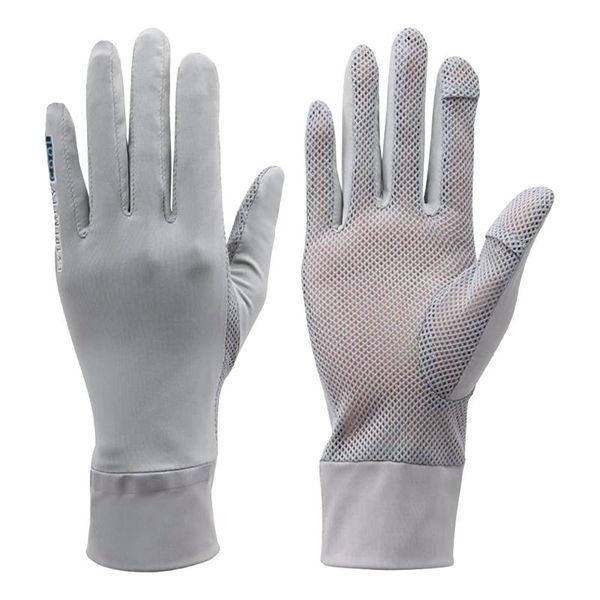 summer new sunscreen gloves silk anti-uv anti-skid breathable mesh cloth driving touch screen solid color thin woman gloves, Blue;gray
summer new sunscreen gloves silk anti-uv anti-skid breathable mesh cloth driving touch screen solid color thin woman gloves, Blue;gray