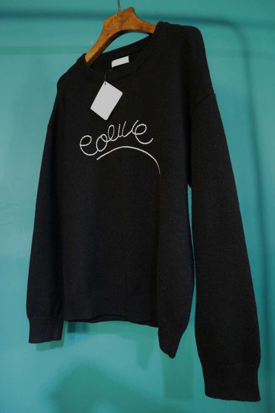 20fw casual men women sweaters with letter black color mens womens sweater streetwear clothing black -l, White;black
20fw casual men women sweaters with letter black color mens womens sweater streetwear clothing black -l, White;black