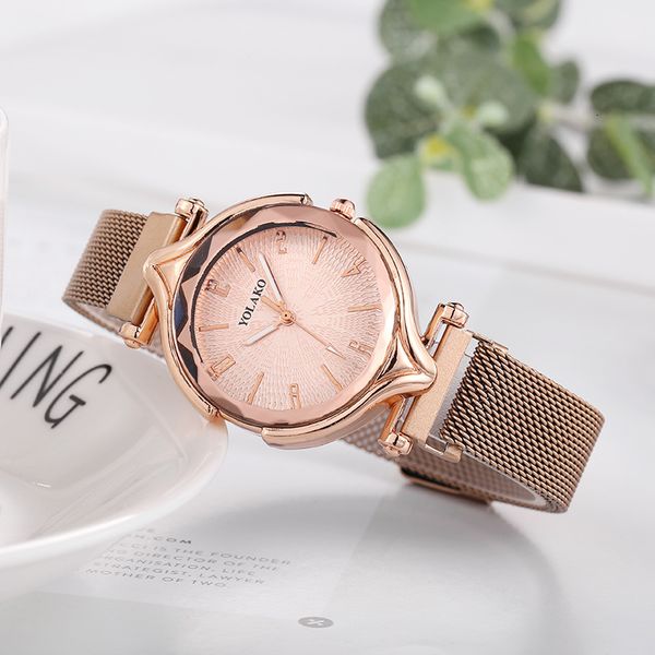 fashion women stainless steel watch milan belt magnet buckle watch ladies roman scale casual quartz watch female clock girl gift, Slivery;brown
fashion women stainless steel watch milan belt magnet buckle watch ladies roman scale casual quartz watch female clock girl gift, Slivery;brown