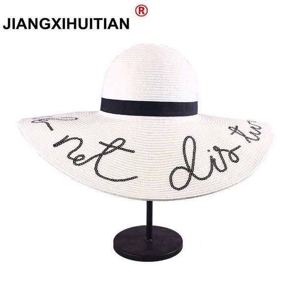 2018 new summer do not disturb sequin letter wide brim sun hats for women beach vacation fashion girls straw hat qyliay, Black;white
2018 new summer do not disturb sequin letter wide brim sun hats for women beach vacation fashion girls straw hat qyliay, Black;white