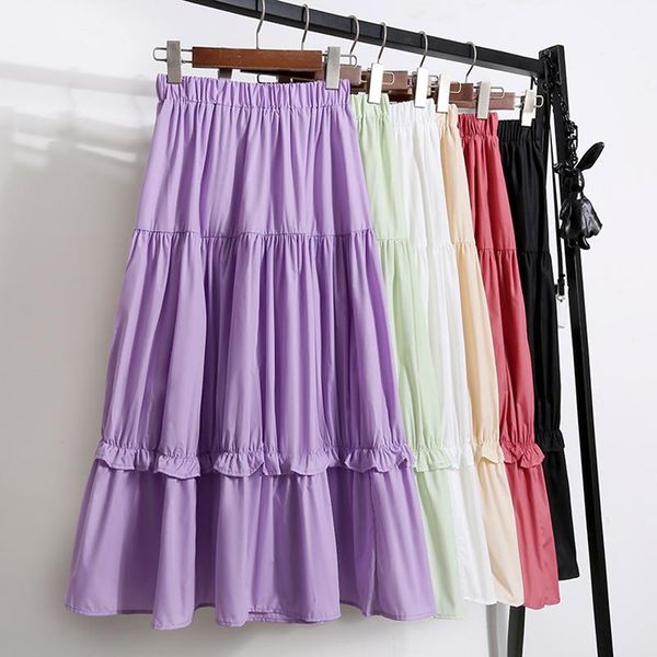 skirts lucyever elegant summer women skirt fashion ruffle elastic high waist a line female pleated midi causal korean chic faldas, Black
skirts lucyever elegant summer women skirt fashion ruffle elastic high waist a line female pleated midi causal korean chic faldas, Black