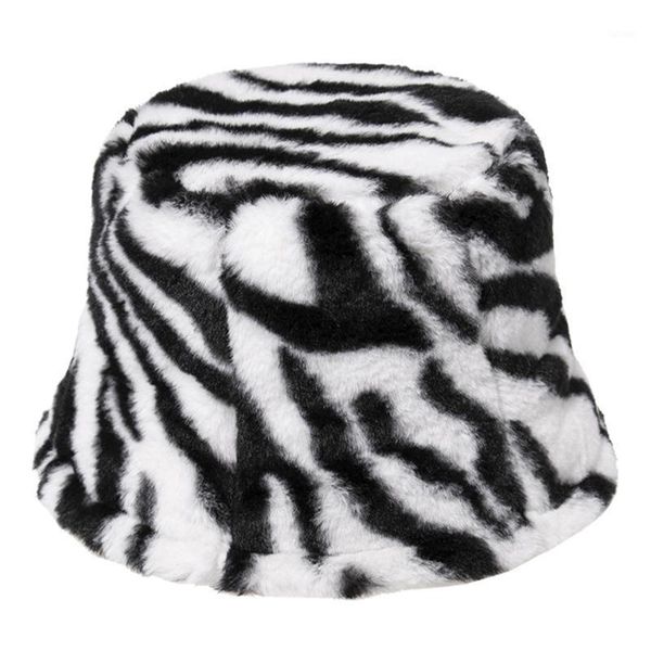 women vintage zebra striped fuzzy plush dome bucket hat winter thicken warm sunscreen flat panama fisherman cap1, Blue;gray
women vintage zebra striped fuzzy plush dome bucket hat winter thicken warm sunscreen flat panama fisherman cap1, Blue;gray