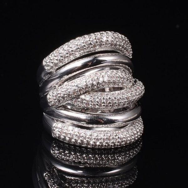 luxury 925 sterling silver more x-type with pave setting 238pcs diamond wedding cocktail rings for women gemstone jewelry gift, Golden;silver
luxury 925 sterling silver more x-type with pave setting 238pcs diamond wedding cocktail rings for women gemstone jewelry gift, Golden;silver