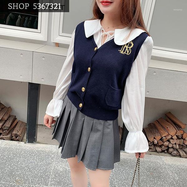 vest woman 2019 autumn will code suit-dress embroidery knitting vest suit-dress n72101, Black;white
vest woman 2019 autumn will code suit-dress embroidery knitting vest suit-dress n72101, Black;white