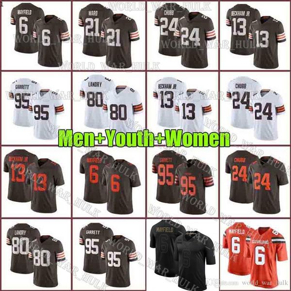 6 baker mayfield cleveland custom men women kids football jerseys browns jarvis landry 21 denzel ward myles garrett odell beckham jr, Black;red
6 baker mayfield cleveland custom men women kids football jerseys browns jarvis landry 21 denzel ward myles garrett odell beckham jr, Black;red