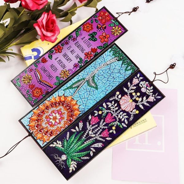 5d diy special shaped diamond painting leather bookmark book mark embroidery crafts1
5d diy special shaped diamond painting leather bookmark book mark embroidery crafts1