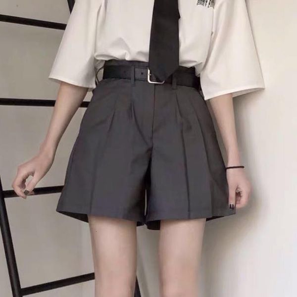 elegant style women solid loose suit shorts summer women high waist preppy srtle women summer solid shorts with waist sashes, White;black
elegant style women solid loose suit shorts summer women high waist preppy srtle women summer solid shorts with waist sashes, White;black
