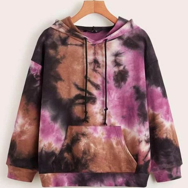tie dye hoodies ladies round neck long sleeve colorful print pullover hoodie kg-685, Black
tie dye hoodies ladies round neck long sleeve colorful print pullover hoodie kg-685, Black