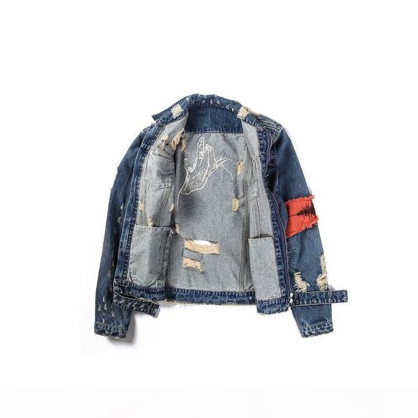 classic broken zipper for old denim jacket s18101802, Black;brown
classic broken zipper for old denim jacket s18101802, Black;brown