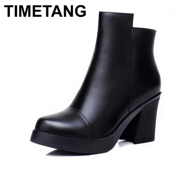 boots timetang big size 35-42 women's winter square heel 2021 block high heels platform plush ankle short leather1, Black
boots timetang big size 35-42 women's winter square heel 2021 block high heels platform plush ankle short leather1, Black