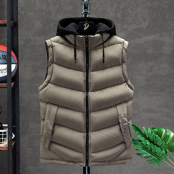 мужская зимняя куртка мужчина вниз жилет mens теплых толстые с капюшоном пальто марки куртка без рукавов работы жилет gilet homme vest, Black;white
мужская зимняя куртка мужчина вниз жилет mens теплых толстые с капюшоном пальто марки куртка без рукавов работы жилет gilet homme vest, Black;white