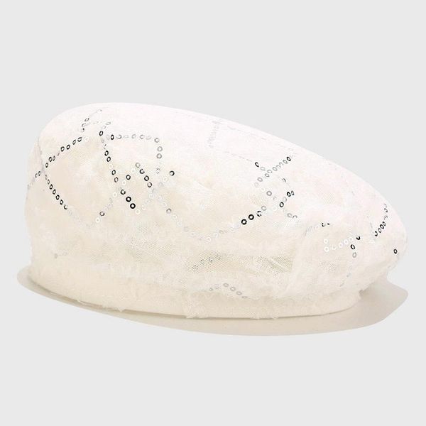 2020 lace sequins breathable buckle beret painter hat octagonal hat women and girl 05, Blue;gray
2020 lace sequins breathable buckle beret painter hat octagonal hat women and girl 05, Blue;gray