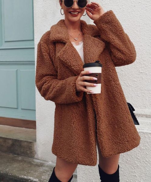 f0293 european and american autumn and winter fashion new style suit collar long-sleeved blouse imitation fur jacket, Black;white
f0293 european and american autumn and winter fashion new style suit collar long-sleeved blouse imitation fur jacket, Black;white
