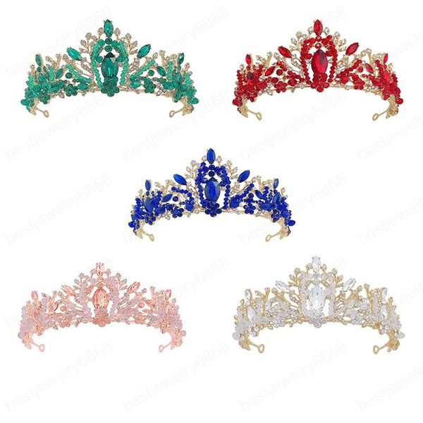 luxury 5 colors hair crown handmade alloy rhinestone tiara bride wedding party headband women headpeice hair accessories, White;golden
luxury 5 colors hair crown handmade alloy rhinestone tiara bride wedding party headband women headpeice hair accessories, White;golden