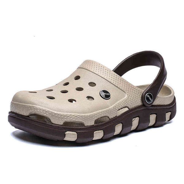 men's hole shoes antiskid beach summer personality baotou slipper fashion wear soft bottom slippers men's trend sandals, Black
men's hole shoes antiskid beach summer personality baotou slipper fashion wear soft bottom slippers men's trend sandals, Black