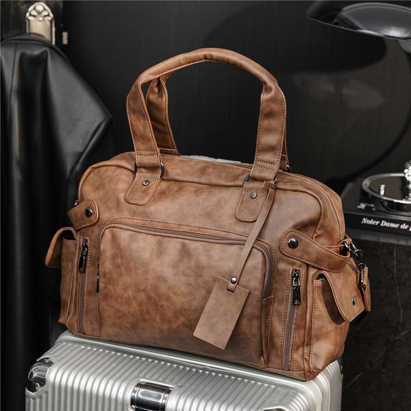 distance women men travel bag large-capacity pu hand-made poor luggage fashion embossed sports gym bags
distance women men travel bag large-capacity pu hand-made poor luggage fashion embossed sports gym bags