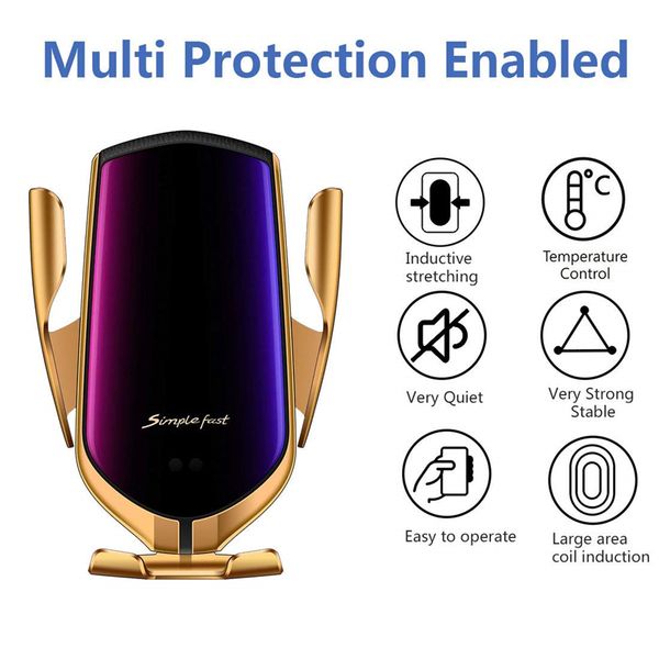 10pcs r2 wireless car charger 10w auto clamp fast charging infrared induction car phone holder mount for iphone huawei samsung xu-r2
10pcs r2 wireless car charger 10w auto clamp fast charging infrared induction car phone holder mount for iphone huawei samsung xu-r2