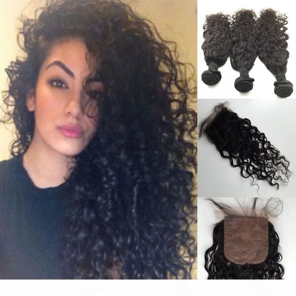 wholesale-brazilian virgin hair water wave with closure 4pcs lot virgin brazillian hair with closure water wave hair products 1b, Black
wholesale-brazilian virgin hair water wave with closure 4pcs lot virgin brazillian hair with closure water wave hair products 1b, Black
