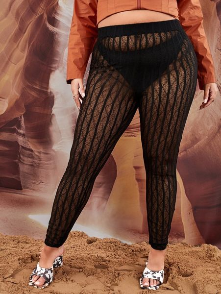 plus sheer mesh leggings without panty j2wu#, Black
plus sheer mesh leggings without panty j2wu#, Black