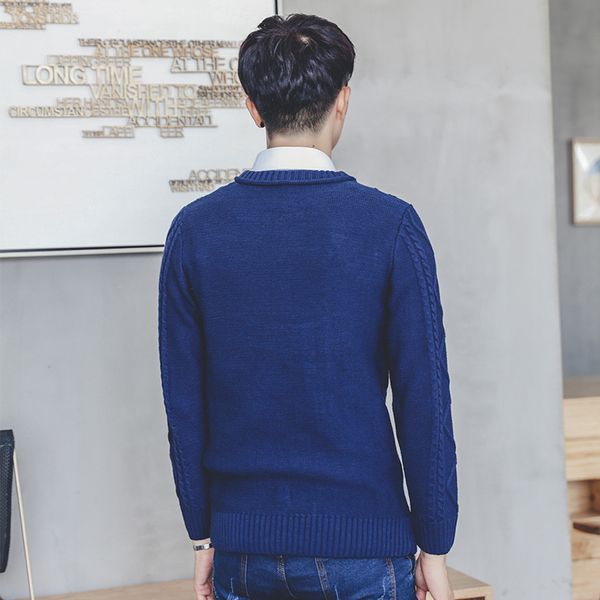 woodvoice brand mens fashion sweater solid color male brand street wear pullover sweaters blue black red 201203, White;black
woodvoice brand mens fashion sweater solid color male brand street wear pullover sweaters blue black red 201203, White;black