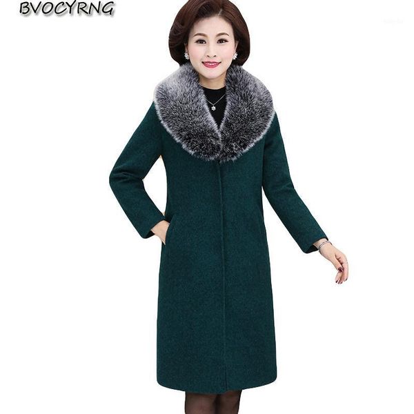 2020 autumn and winter new thick woolen jacket coat female long middle-aged clothing fashion plus size women's winter wool parka1, Black
2020 autumn and winter new thick woolen jacket coat female long middle-aged clothing fashion plus size women's winter wool parka1, Black