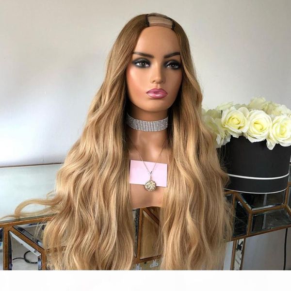 malaysia 1x4 u part human hair wigs with baby hair 180density ombre wavy honey brown u part wigs for black women remy, Black;brown 
malaysia 1x4 u part human hair wigs with baby hair 180density ombre wavy honey brown u part wigs for black women remy, Black;brown