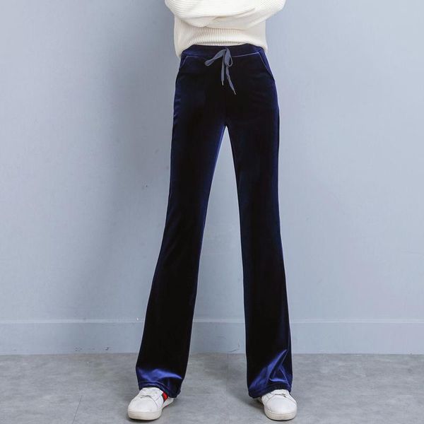 women's pants & capris autumn 2021 women gold velvet wide-leg elastic waist trousers loose drape casual plus size 4xl y122, Black;white
women's pants & capris autumn 2021 women gold velvet wide-leg elastic waist trousers loose drape casual plus size 4xl y122, Black;white