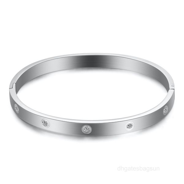 stainless steel bracelet laser ins smooth lettering titanium simple diamond inlaid d82f, Black
stainless steel bracelet laser ins smooth lettering titanium simple diamond inlaid d82f, Black