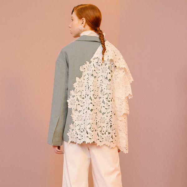 runway blazer women's clothing retail perspective 2021 spring coats drooled outerwear blazers ragged clothes uxxf, White;black
runway blazer women's clothing retail perspective 2021 spring coats drooled outerwear blazers ragged clothes uxxf, White;black