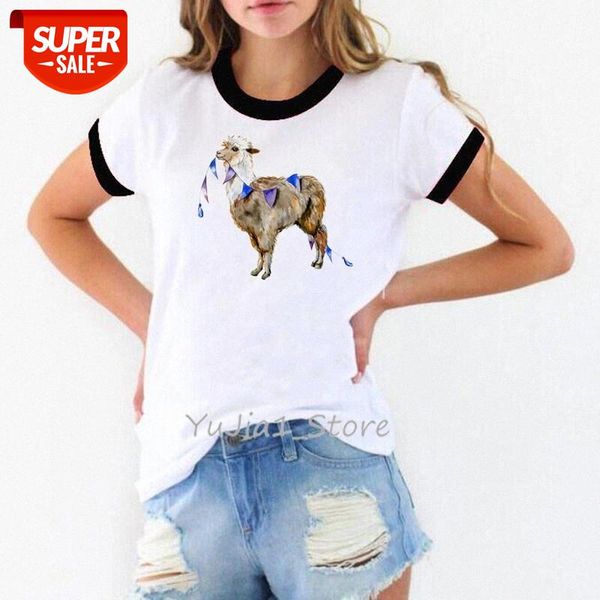 2020 funny watercolor alpaca or llama animal print t-shirt women summer tee shirt femme harajuku shirt white vogue t #di2y
2020 funny watercolor alpaca or llama animal print t-shirt women summer tee shirt femme harajuku shirt white vogue t #di2y