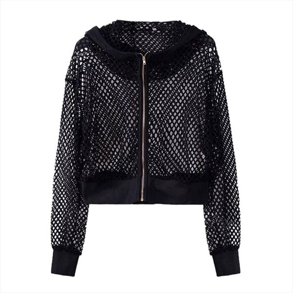 hollow mesh short coat women hoodies sweatshirt long sleeve sport casual hooded coat feamle sweatshirt outwear black
hollow mesh short coat women hoodies sweatshirt long sleeve sport casual hooded coat feamle sweatshirt outwear black