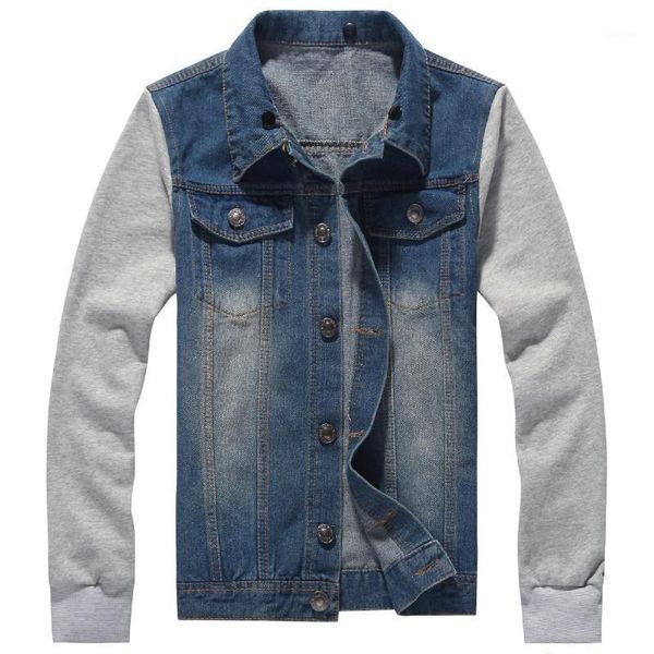 hoodie men denim coat 2021 spring new detachable hat fashion patchwork knitting sleeve casual jeans blue jacket1, Black;brown
hoodie men denim coat 2021 spring new detachable hat fashion patchwork knitting sleeve casual jeans blue jacket1, Black;brown