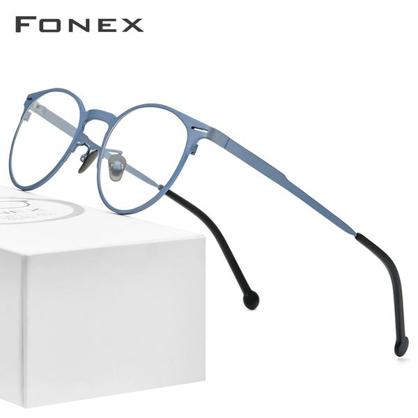 fonex pure titanium glasses frame men retro round prescription eyeglasses frame optical myopia eyewear eye glass for women 8510 t200428, Silver
fonex pure titanium glasses frame men retro round prescription eyeglasses frame optical myopia eyewear eye glass for women 8510 t200428, Silver