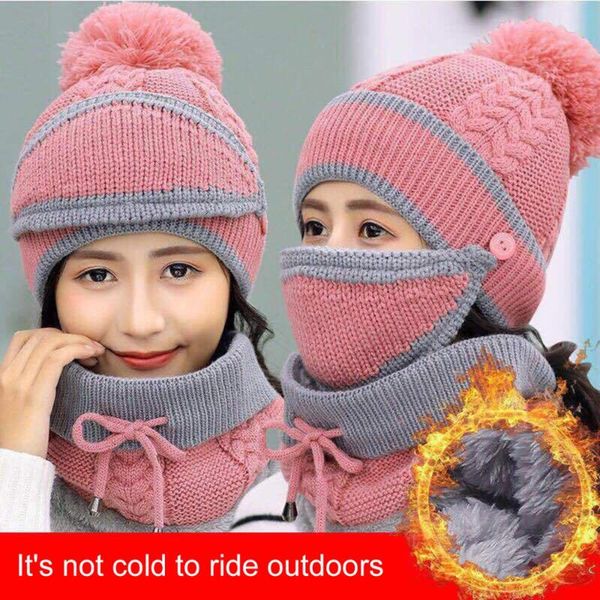 beanie/skull caps women's knitted hat scarf neck warmer winter hats for men women skullies beanies warm fleece cap balaclava, Blue;gray
beanie/skull caps women's knitted hat scarf neck warmer winter hats for men women skullies beanies warm fleece cap balaclava, Blue;gray