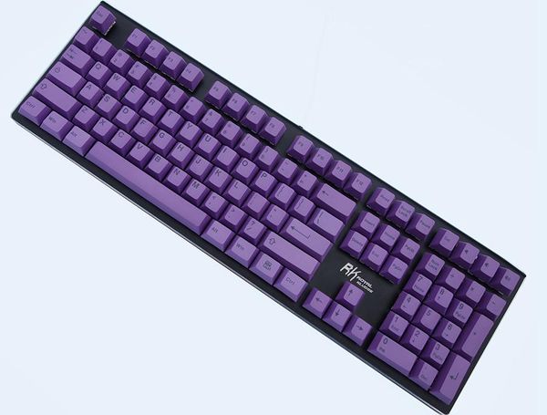 109 purple dye-subbed print or blank keycaps cherry profile thick pbt ansi layout for cherry mx switches mechanical keyboard
109 purple dye-subbed print or blank keycaps cherry profile thick pbt ansi layout for cherry mx switches mechanical keyboard