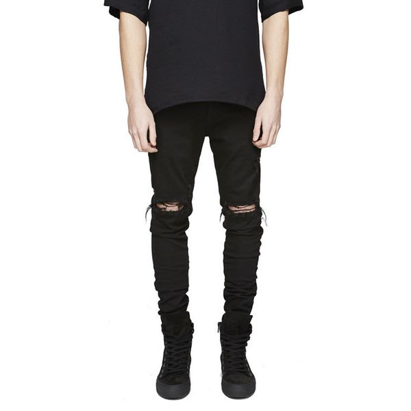 godlikeu mens destroy distressed jeans ripped skinny black biker moto hip hop urban denim pants, Blue
godlikeu mens destroy distressed jeans ripped skinny black biker moto hip hop urban denim pants, Blue