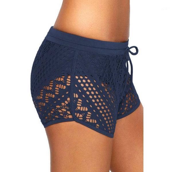 two-piece suits summer womens solid color swimming boxer hollow out shorts bottom beach lace1
two-piece suits summer womens solid color swimming boxer hollow out shorts bottom beach lace1