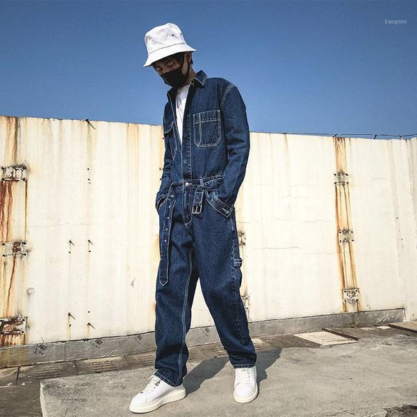 new male one piece denim harem pant overalls jumpsuit men vintage fashion streetwear hip hop casual long sleeve jumpsuit jeans1, Blue
new male one piece denim harem pant overalls jumpsuit men vintage fashion streetwear hip hop casual long sleeve jumpsuit jeans1, Blue