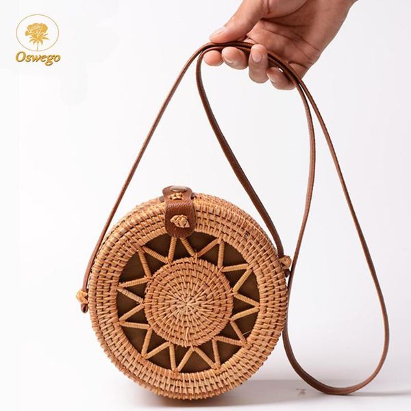 oswego rattan bags for women circle hand-woven retro literary straw beach bag 2020 new summer crossbody handbag shopping purse
oswego rattan bags for women circle hand-woven retro literary straw beach bag 2020 new summer crossbody handbag shopping purse
